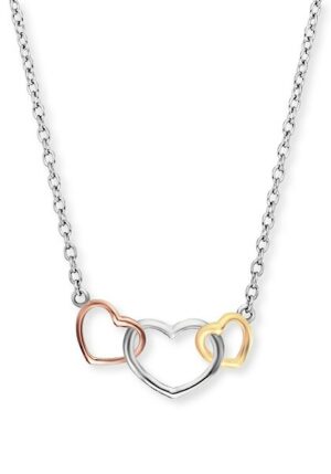 Engelsrufer Kette mit Anhänger »3 HERZEN SILBER TRICOLOR