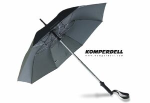 EuroSCHIRM® Stockregenschirm »KOMPERDELL Teleskop-Wanderstock m. integriertem Schirm«