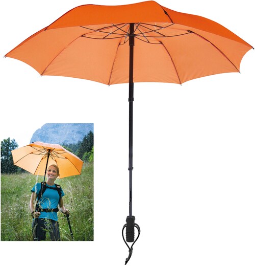 EuroSCHIRM® Taschenregenschirm »teleScope handsfree