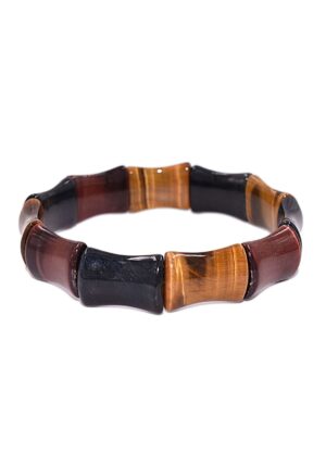 Firetti Armband »Schmuck Geschenk Armschmuck Armkette Edelstein Farbstein Tigerauge«