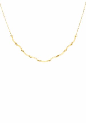 Firetti Collier »Schmuck Geschenk Gold 375 Halsschmuck Halskette Goldkette Welle«