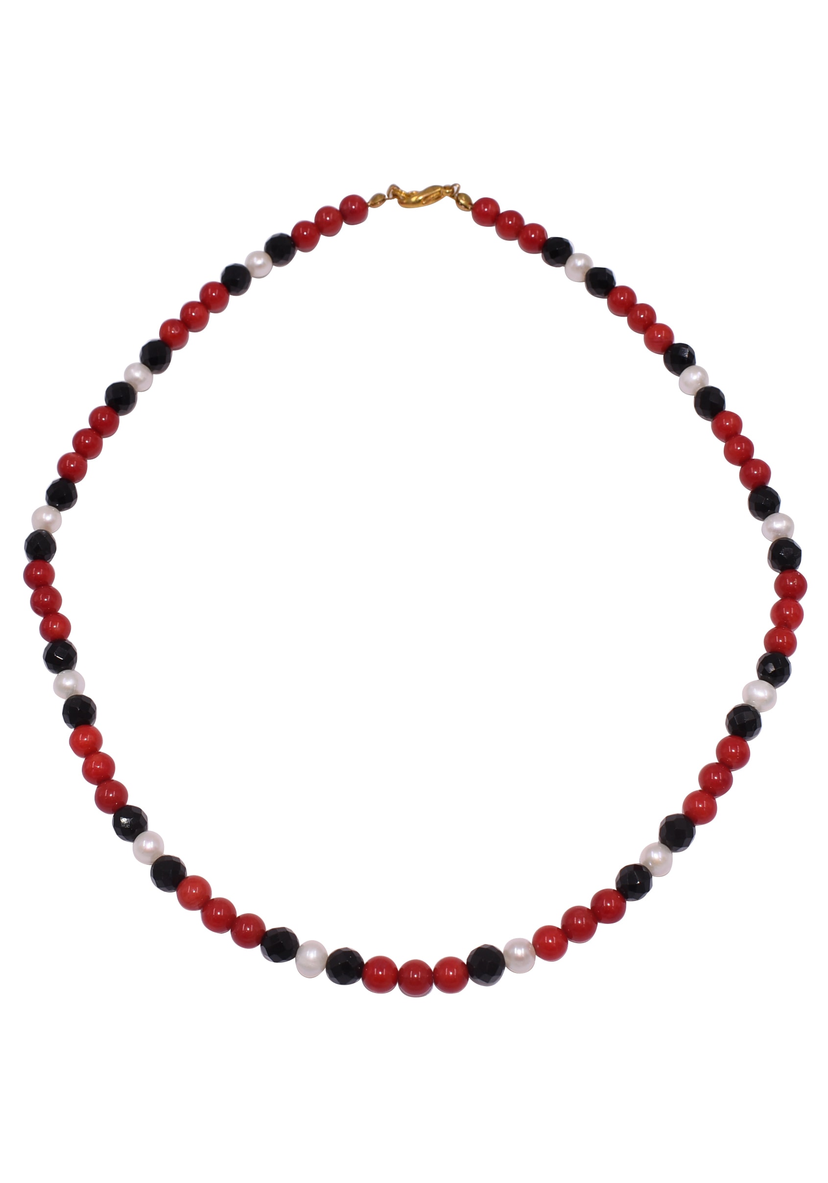 Firetti Collier »Schmuck Geschenk Halsschmuck Halskette Farbstein Edelstein Onyx«