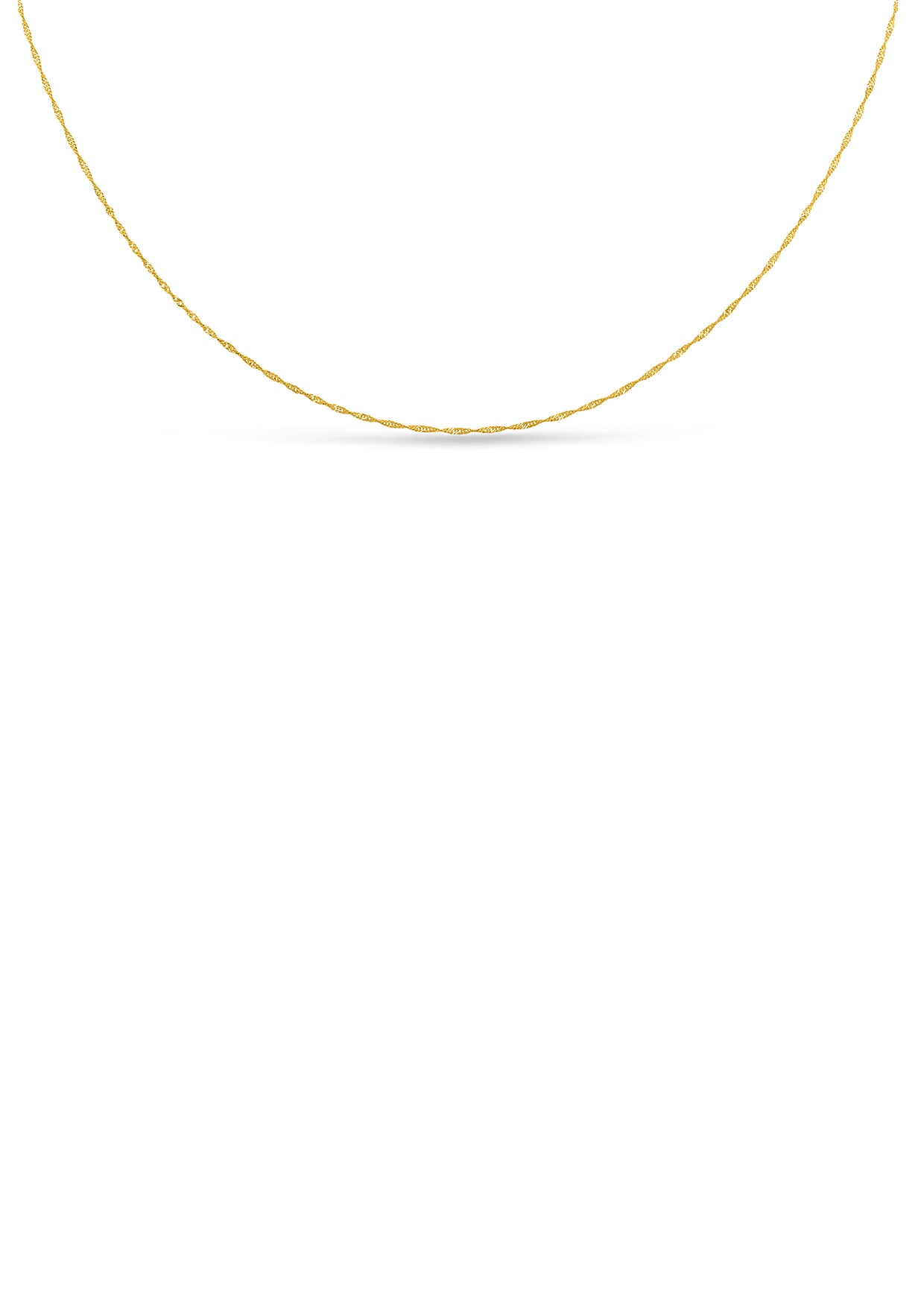 Firetti Collierkettchen »Schmuck Geschenk Gold 333 Halsschmuck Halskette Goldkette Singapur«