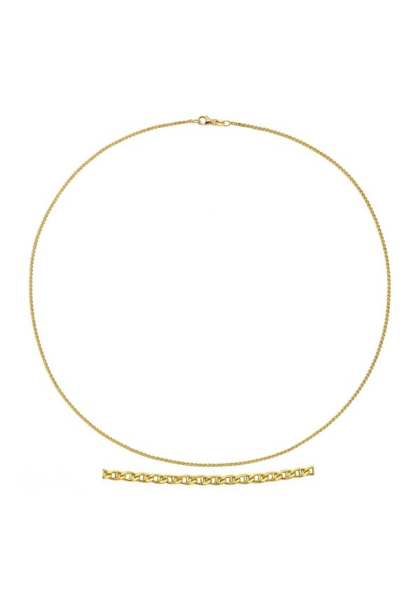 Firetti Collierkettchen »Schmuck Geschenk Gold 375 Halsschmuck Halskette Goldkette Ankerkette«