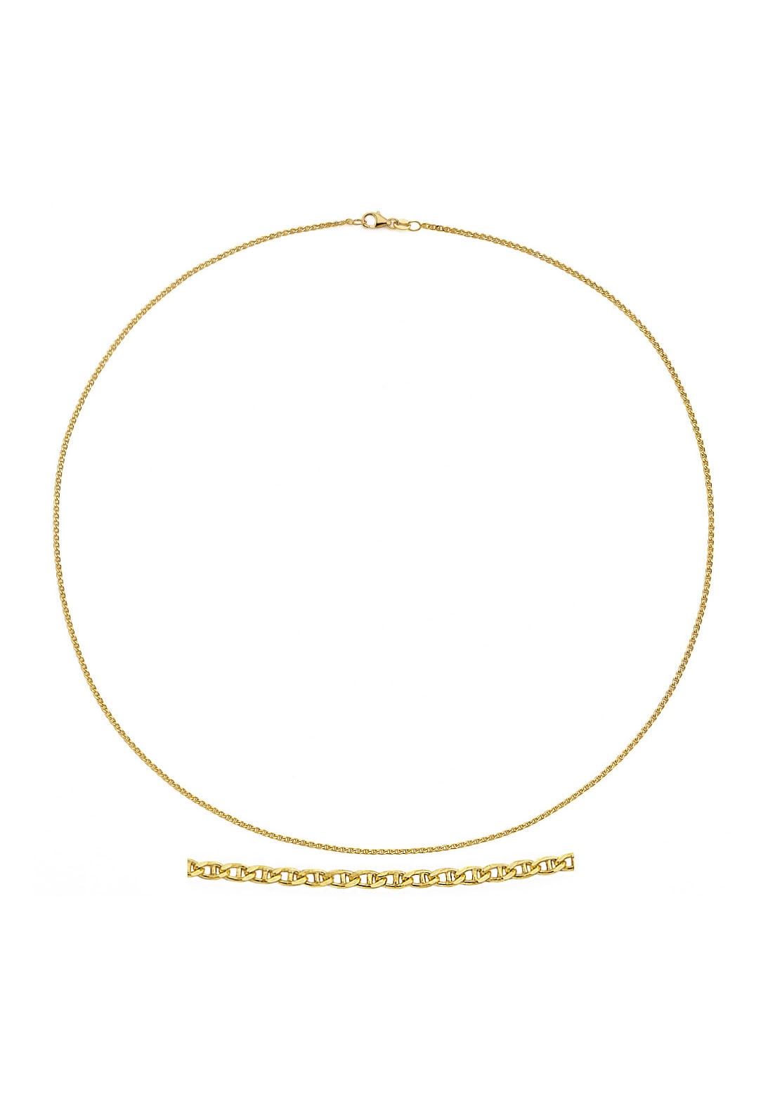 Firetti Collierkettchen »Schmuck Geschenk Gold 375 Halsschmuck Halskette Goldkette Ankerkette«