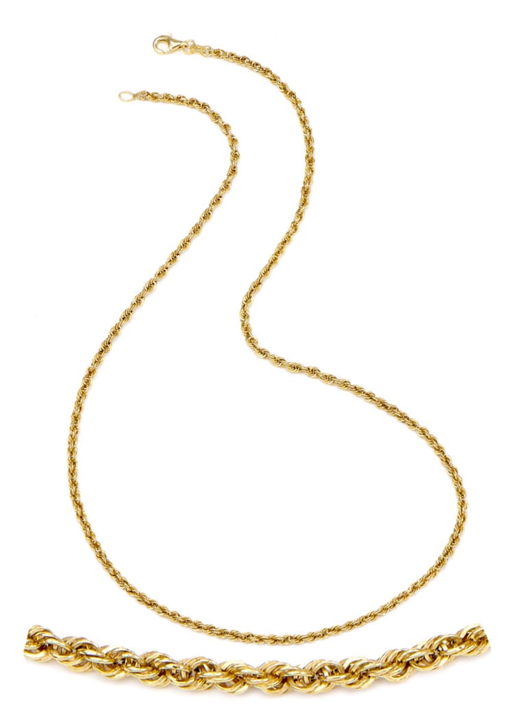 Firetti Collierkettchen »Schmuck Geschenk Gold 375 Halsschmuck Halskette Goldkette Kordelkette«