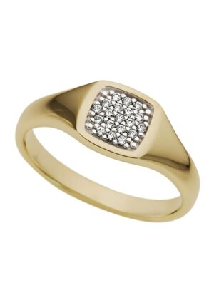 Firetti Diamantring »Schmuck Geschenk Gold 333 Damenring Goldring Siegelring Diamant«