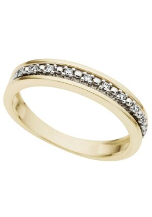 Firetti Diamantring »Schmuck Geschenk Gold 333 Damenring Verlobungsring Goldring Memoire«