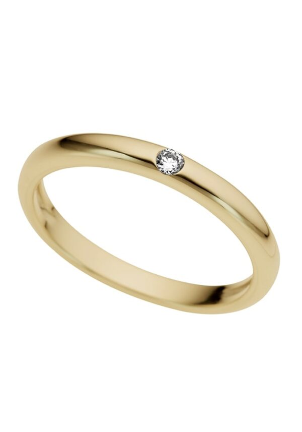 Firetti Diamantring »Schmuck Geschenk Gold 333 Damenring Verlobungsring Goldring Solitär«