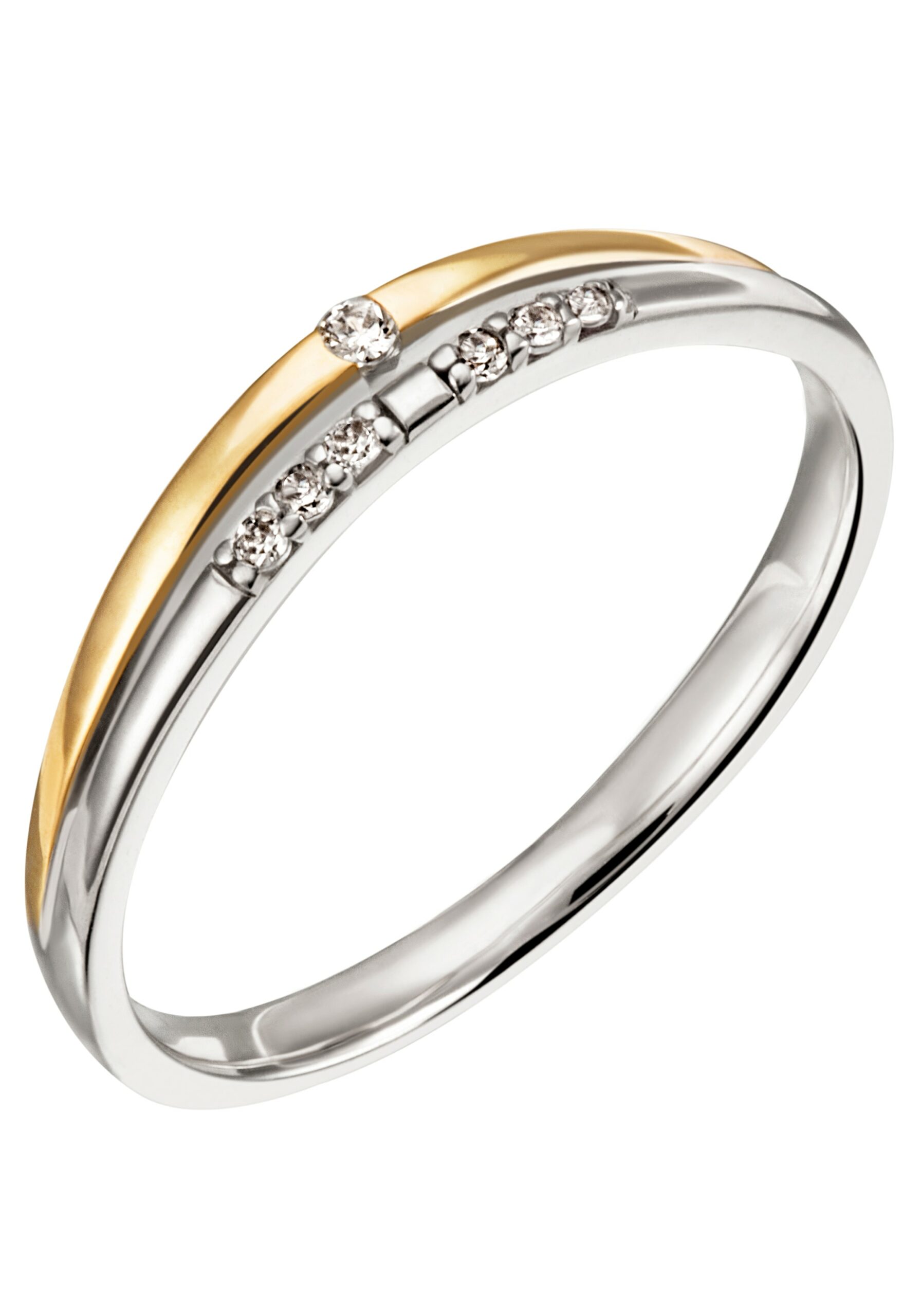 Firetti Diamantring »Schmuck Geschenk Gold 375 Damenring Goldring Diamant«