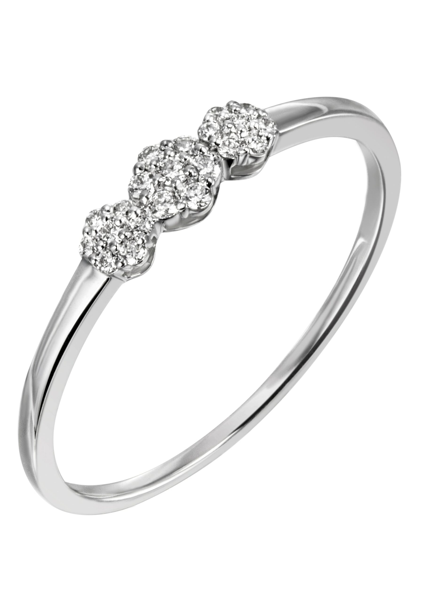 Firetti Diamantring »Schmuck Geschenk Gold 585 Damenring Goldring Diamant«