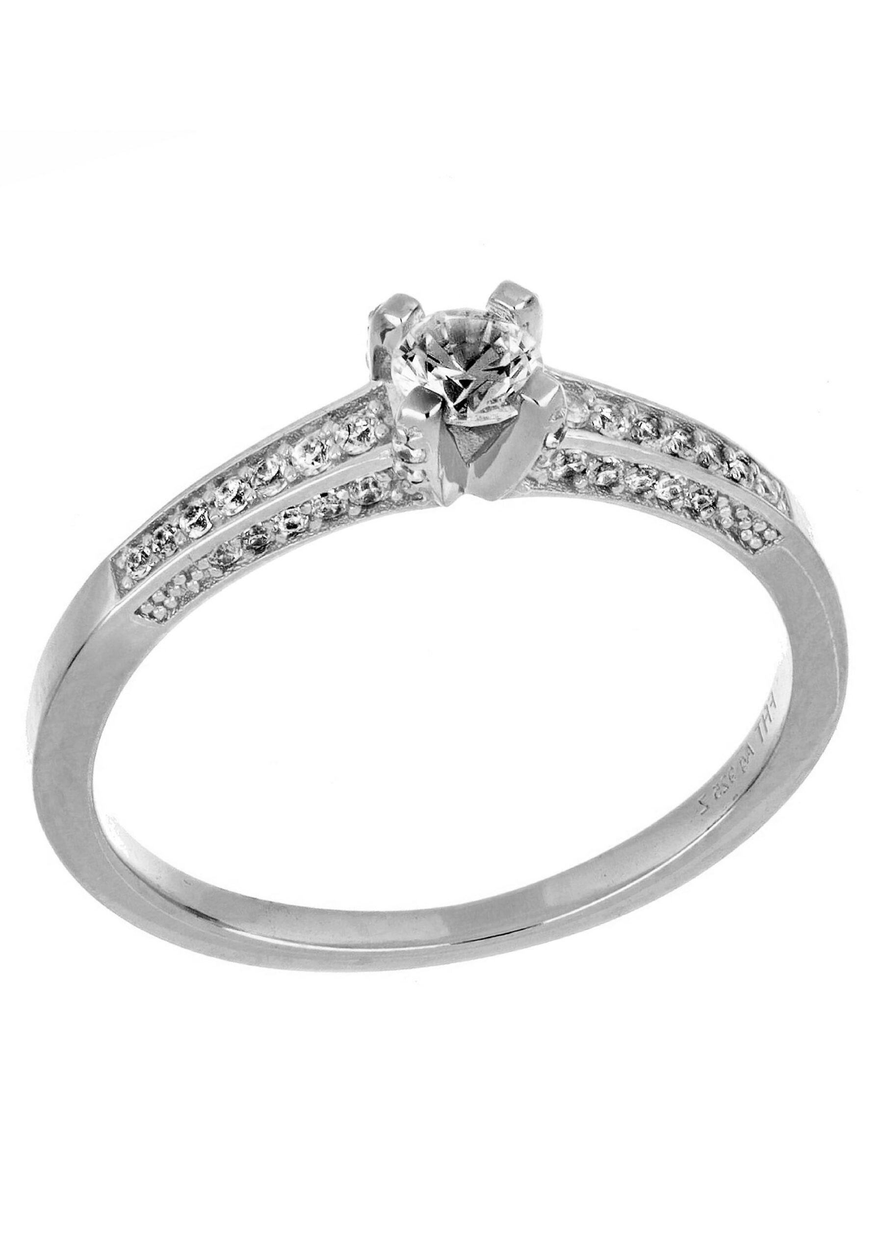 Firetti Fingerring »Schmuck Geschenk Silber 925 Silberring Fancy Pavé Stab«