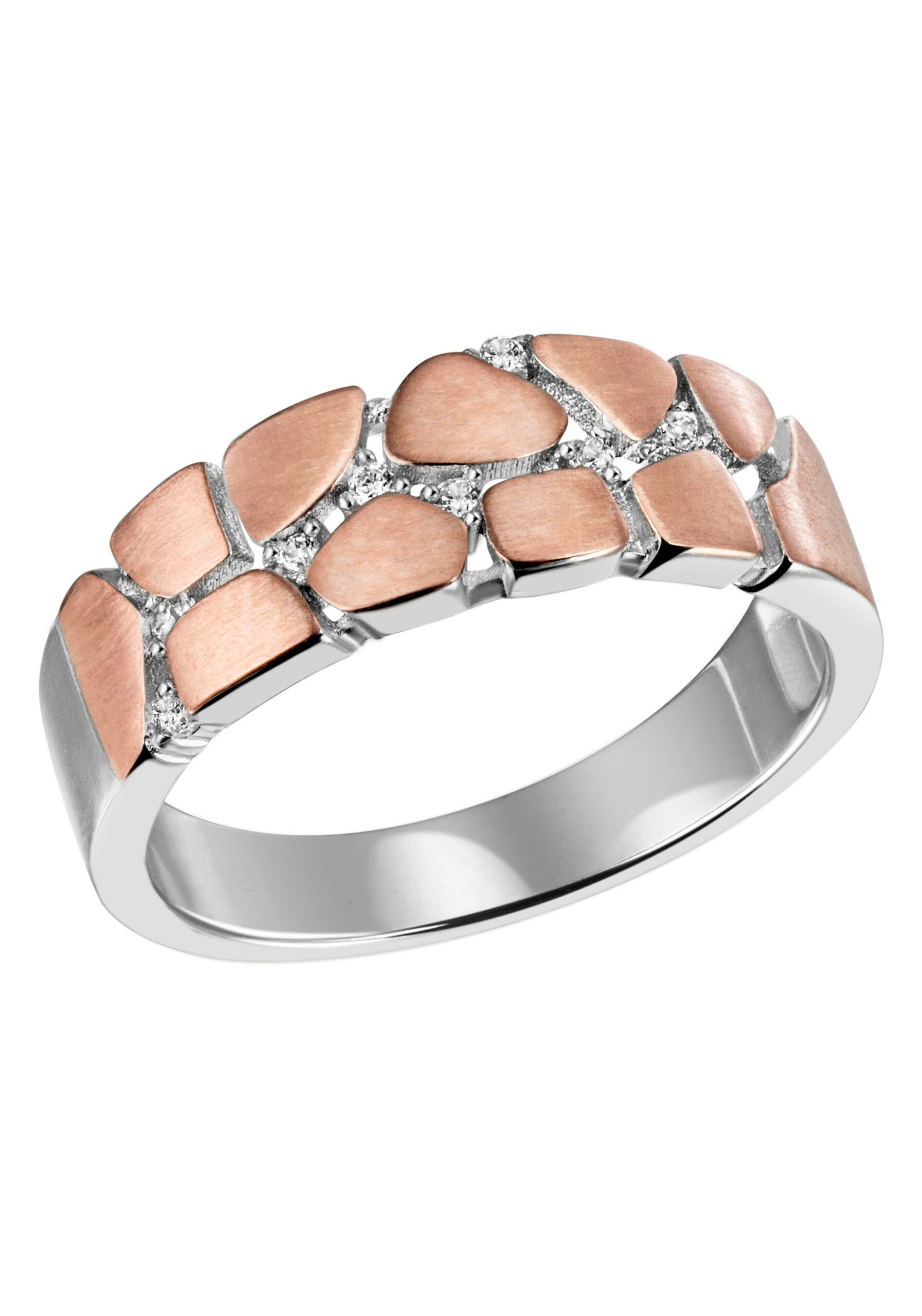 Firetti Fingerring »Schmuck Geschenk Silber 925 Silberring Leopardenmuster«