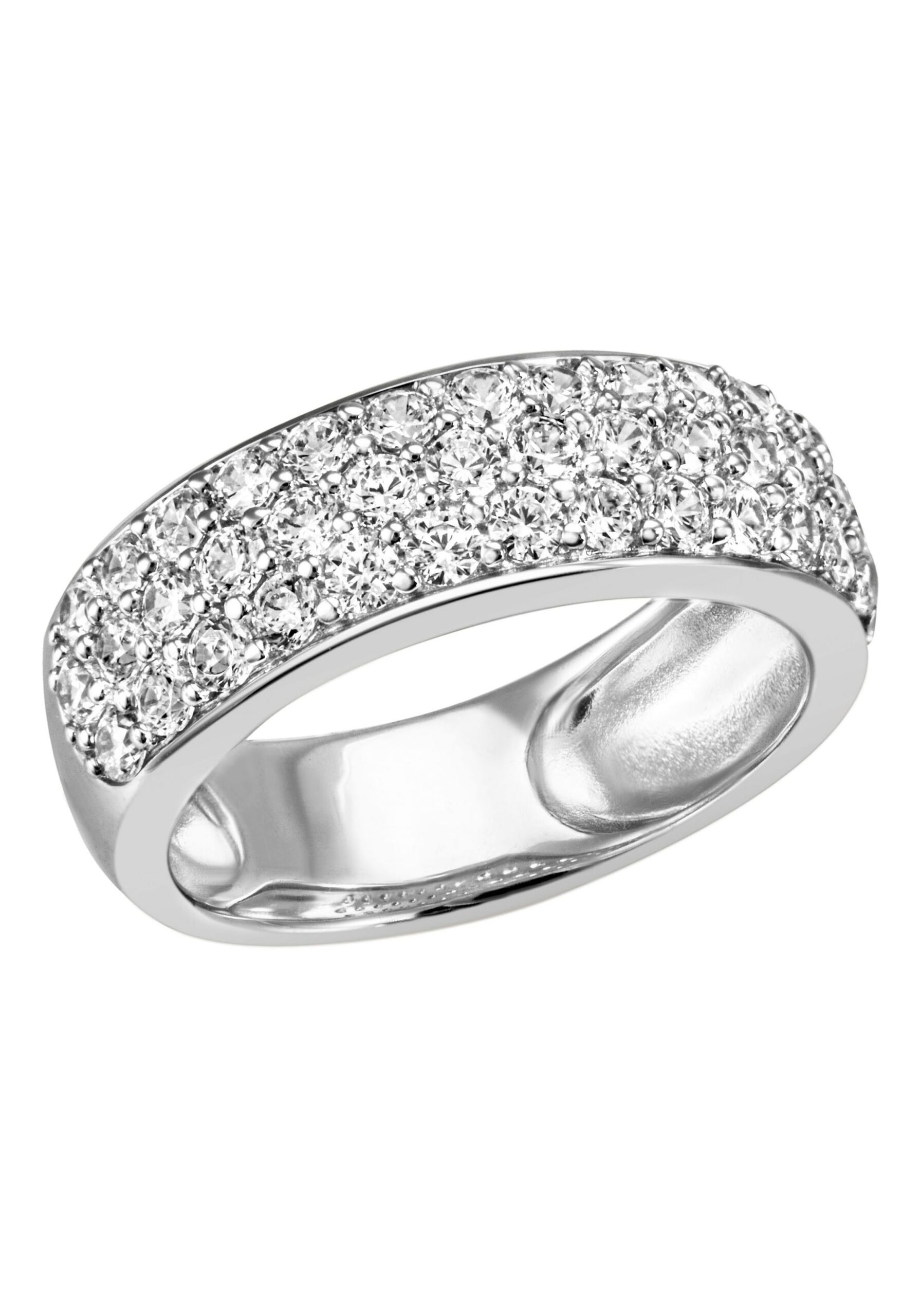Firetti Fingerring »Schmuck Geschenk Silber 925 Silberring Pavé-Ring glitzernd«