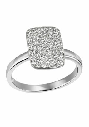 Firetti Fingerring »Schmuck Geschenk Silber 925 Silberring Quadrat«