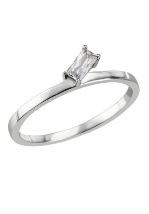 Firetti Fingerring »Schmuck Geschenk Silber 925 Silberring Ring Baguette gefasst glitzernd«