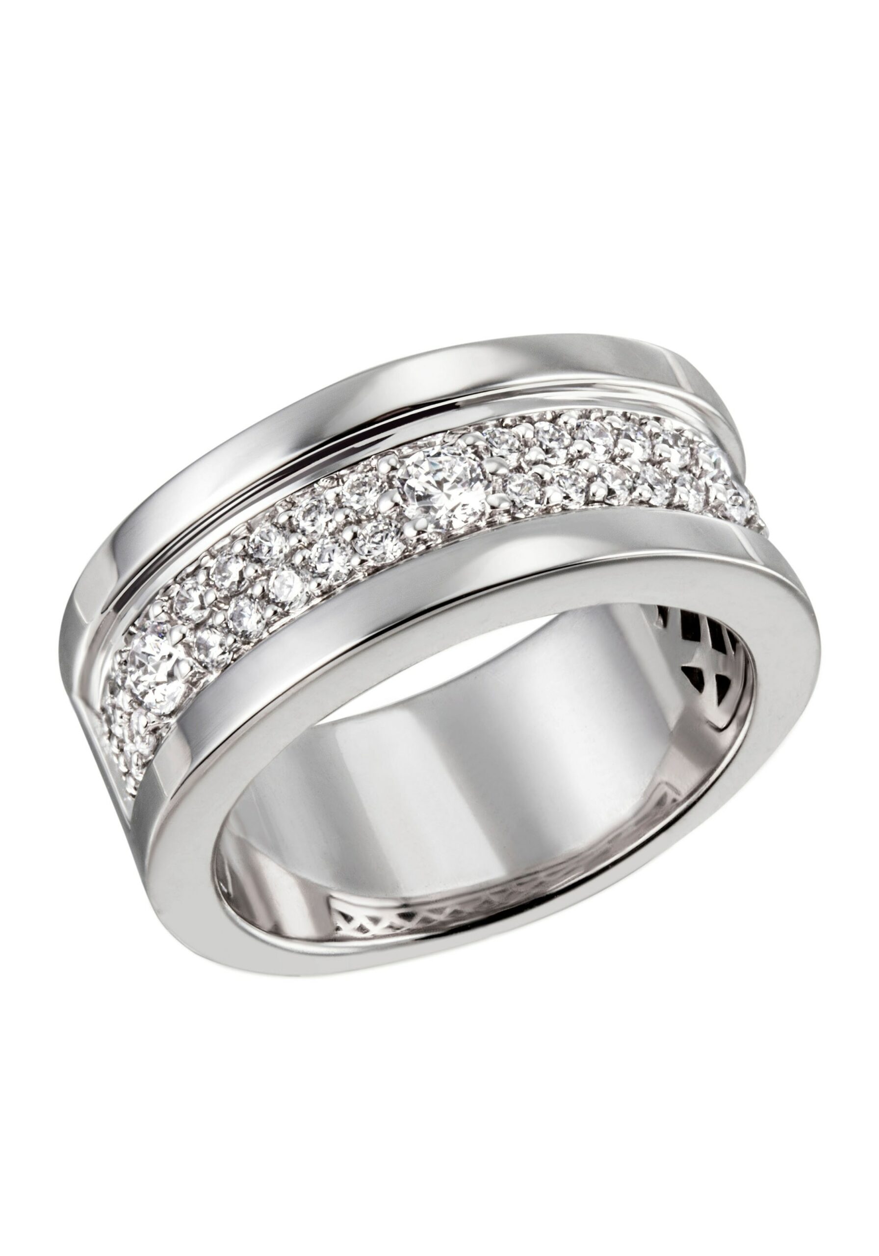 Firetti Fingerring »Schmuck Geschenk Silber 925 Silberring Rondell«