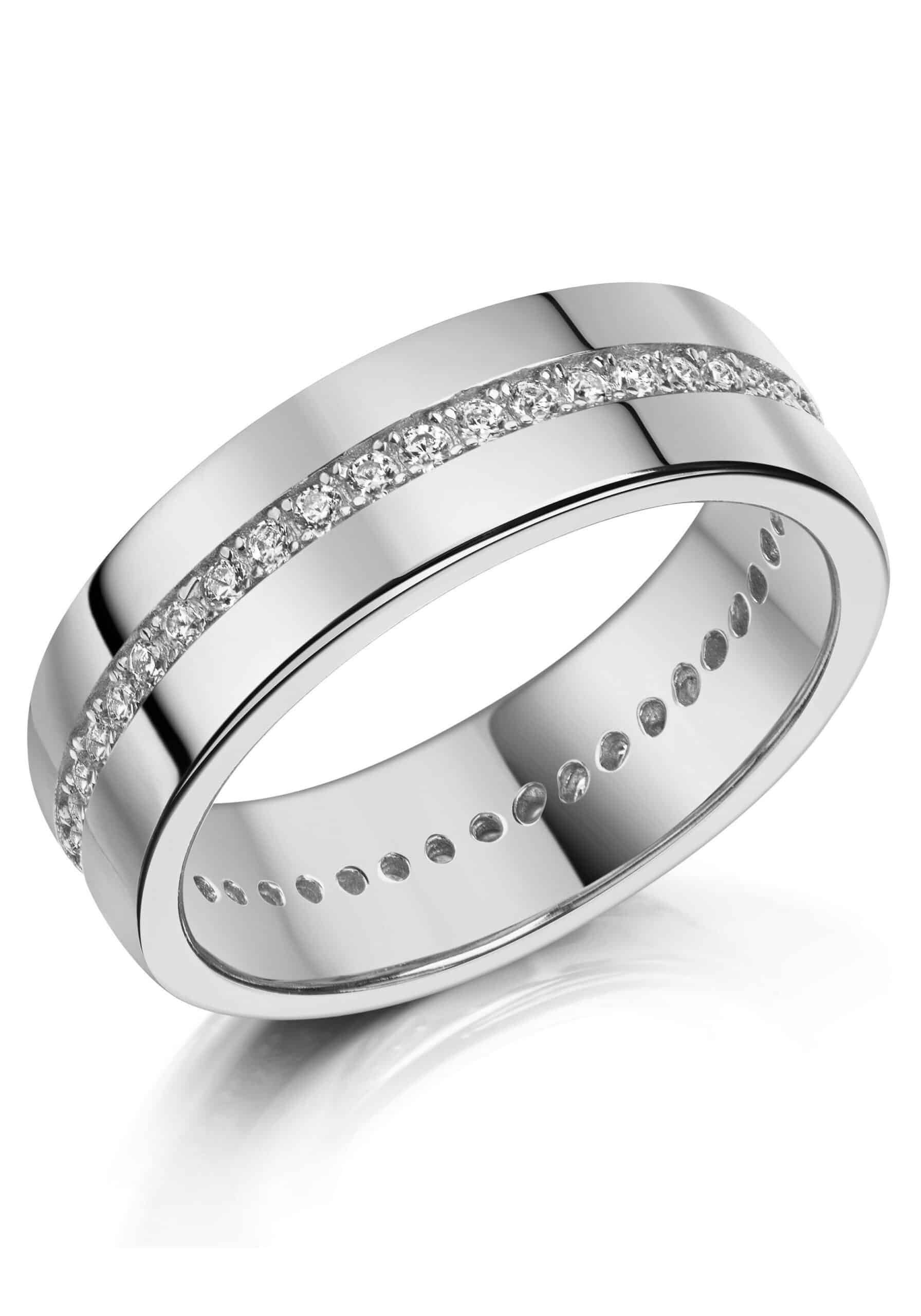 Firetti Fingerring »Schmuck Geschenk Silber 925 Verlobungsring Silberring Memoire«