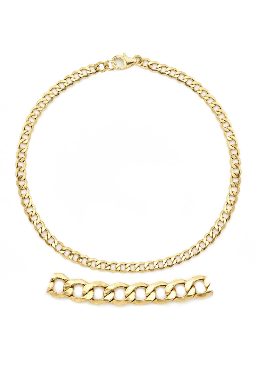 Firetti Goldarmband »Schmuck Geschenk Gold 333 Panzerkettengliederung