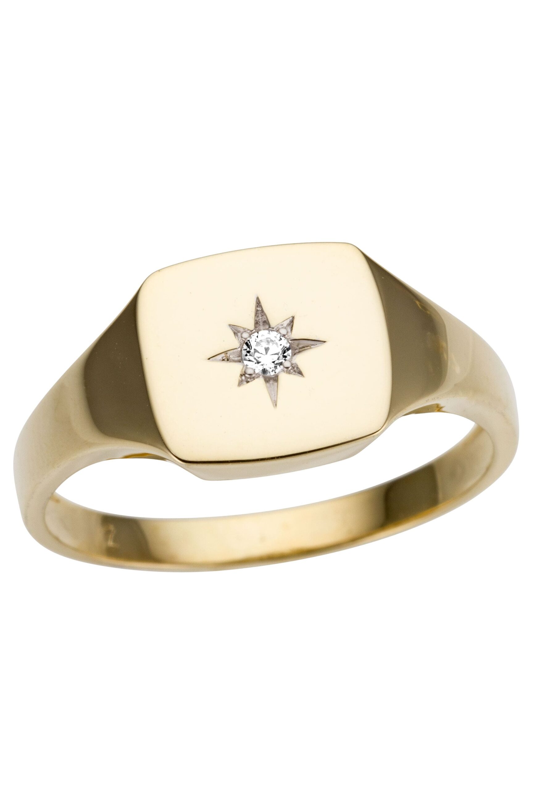 Firetti Goldring »Schmuck Geschenk Gold 333 Siegelring