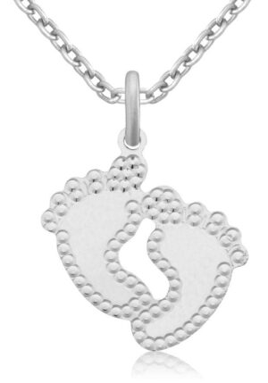 Firetti Kette mit Anhänger »Schmuck Geschenk Silber 925 Halsschmuck Halskette Babyfüße«