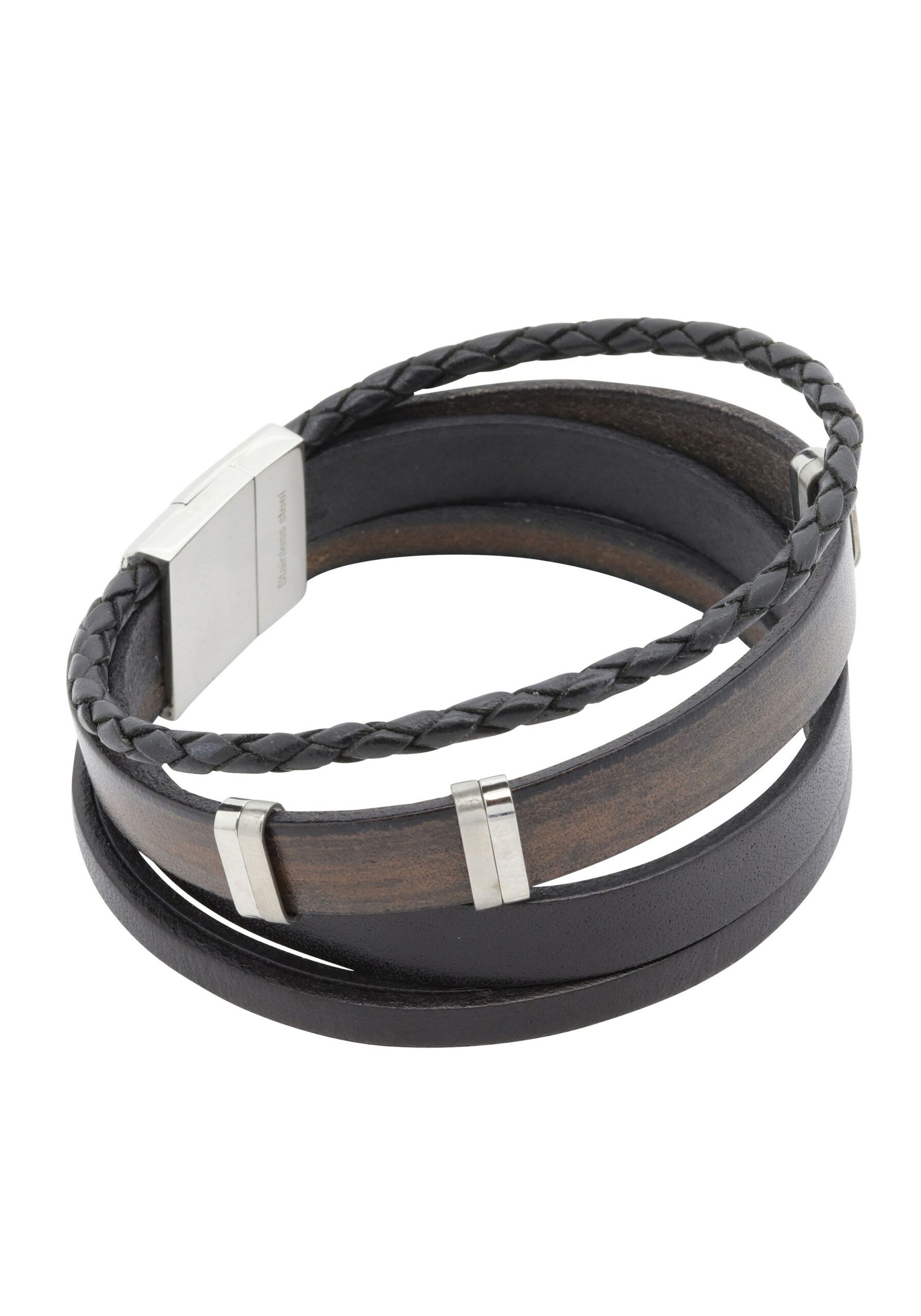 Firetti Lederarmband »Schmuck Geschenk Armschmuck mehrreihig