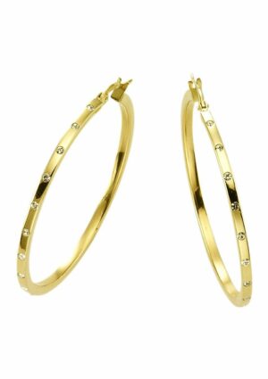 Firetti Paar Creolen »Schmuck Geschenk Gold 333 Klassiker