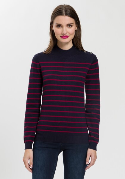 Freeman T. Porter Strickpullover »Pansy Stripes«