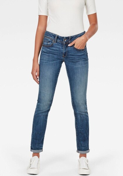 G-Star RAW Slim-fit-Jeans »Midge Mid Straight Wmn«