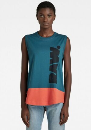 G-Star RAW T-Shirt »T-Shirt Lash color block tank to«