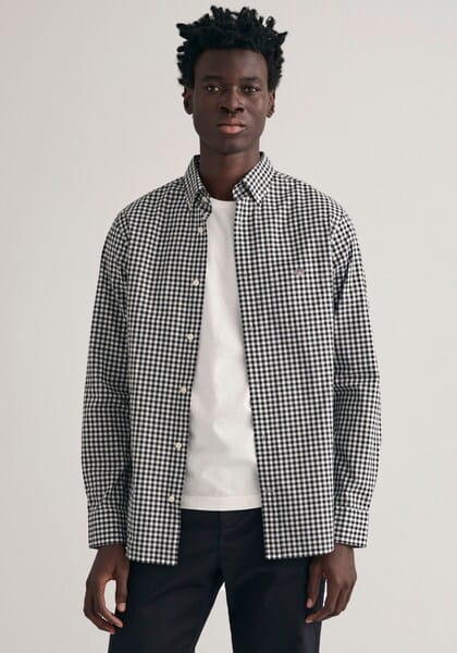 Gant Langarmhemd »REG POPLIN GINGHAM SHIRT«