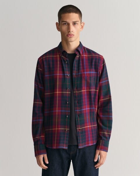 Gant Langarmhemd »REG UT PLAID FLANNEL CHECK«