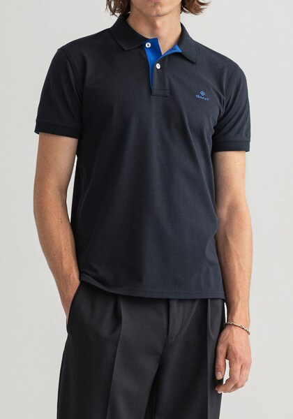 Gant Poloshirt »CONTRAST COLLAR PIQUE SS RUGGER«