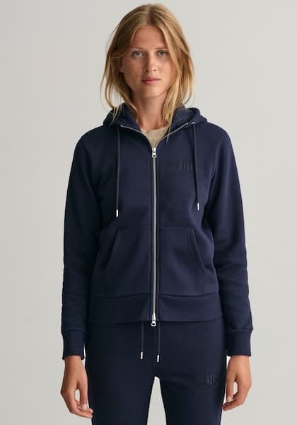 Gant Sweatjacke »REG TONAL SHIELD ZIP HOODIE«