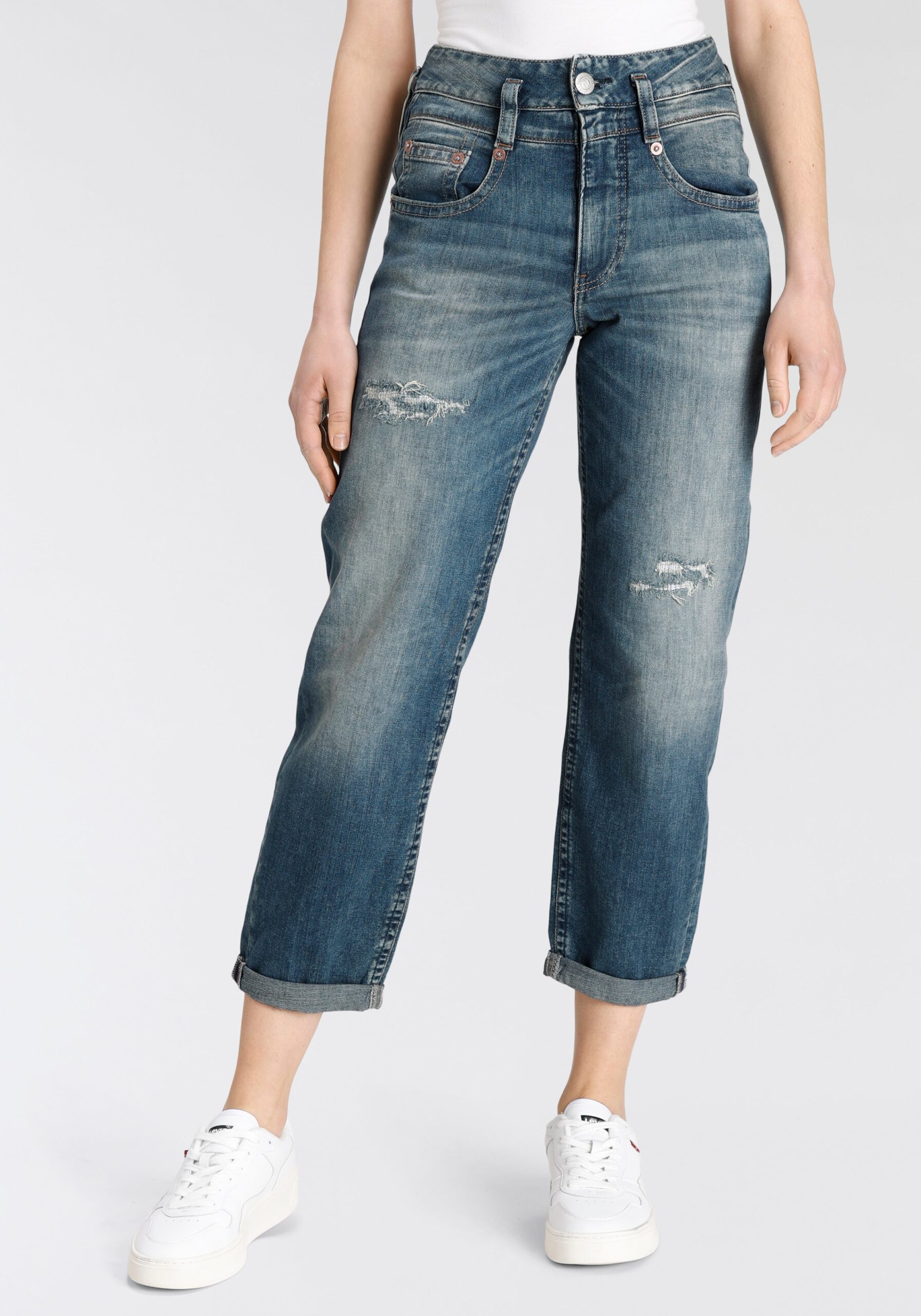 Herrlicher Boyfriend-Jeans »Jeans Pitch HI Tap Organic Denim«