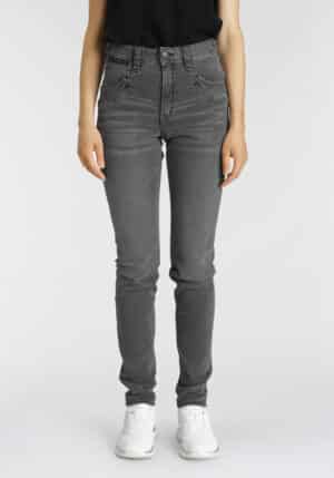 Herrlicher High-waist-Jeans »PIPER HI SLIM ORGANIC DENIM CASHMERE TOUCH«