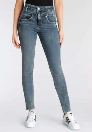 Herrlicher High-waist-Jeans »Sharp Slim Reused Denim«