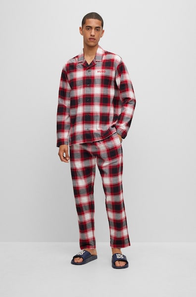 HUGO Schlafanzug »Soft Check Pyjama«
