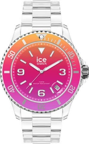 ice-watch Quarzuhr »ICE clear sunset - Pink - Small - 3H