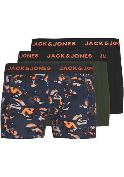 Jack & Jones Junior Boxershorts »JACNEON LOGO TRUNKS 3 PAC«