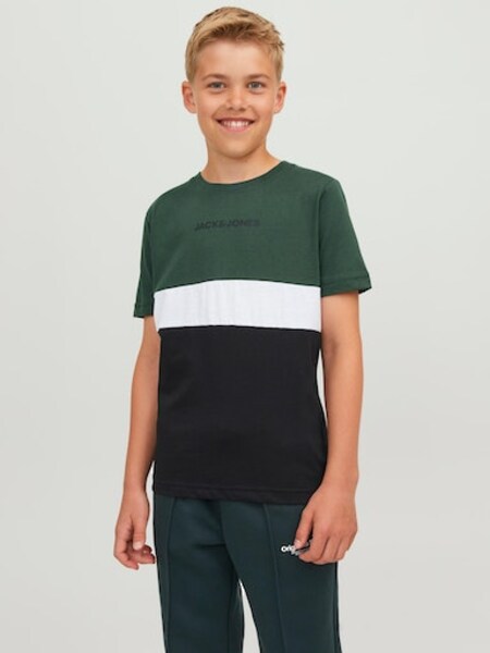 Jack & Jones Junior Kurzarmshirt »JJEREID BLOCKING TEE SS SN JNR«