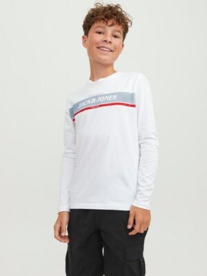 Jack & Jones Junior Langarmshirt »JJALEX TEE LS CREW NECK JNR«