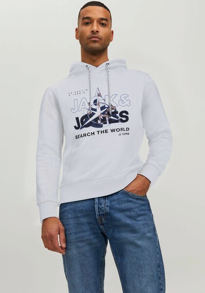 Jack & Jones Kapuzensweatshirt »JCOHUNT SWEAT HOOD LN«