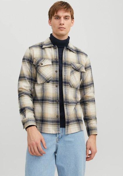 Jack & Jones Langarmhemd »JJEEDDIE OVERSHIRT LS NOOS«