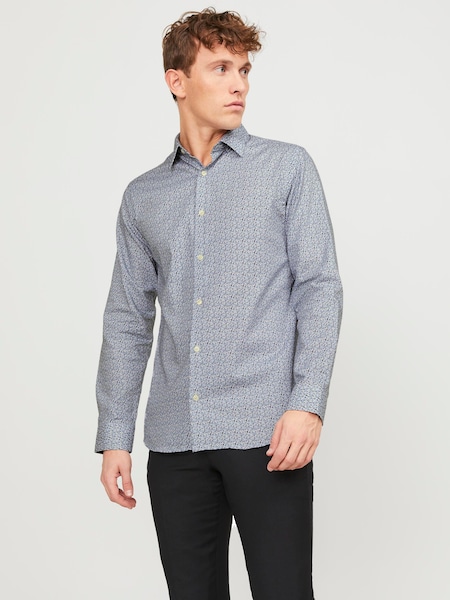 Jack & Jones Langarmhemd »JPRBLANORDIC PRINT SHIRT L/S SN«