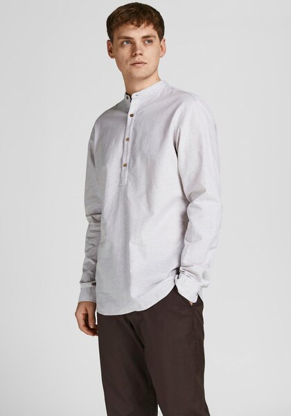 Jack & Jones Langarmhemd »SUMMER HALF PLACKET SHIRT«