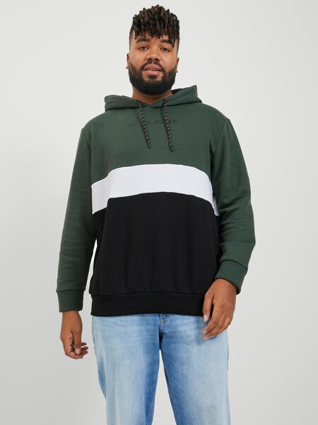 Jack & Jones PlusSize Kapuzensweatshirt »JJEREID BLOCKING SWEAT HOOD NOOS PLS«