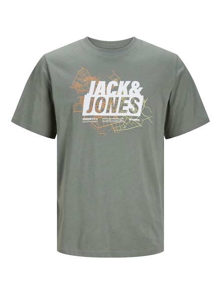 Jack & Jones Rundhalsshirt »JCOMAP LOGO TEE SS CREW NECK SN«