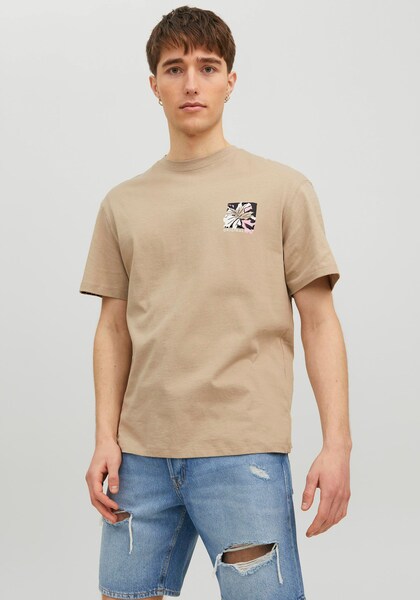 Jack & Jones Rundhalsshirt »JORCABANA BACK TEE SS CREW NECK LN«