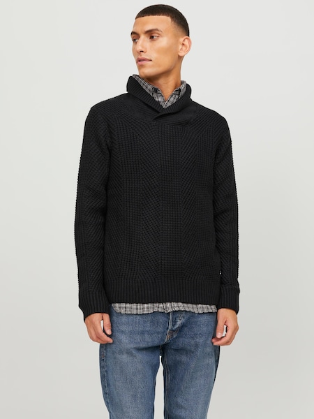 Jack & Jones Strickpullover »JJSTANDFORD KNIT SHAWL NECK«